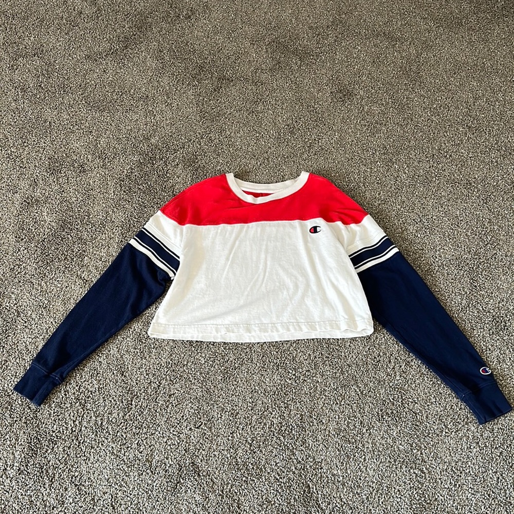 Champion Long Sleeve Crop Top
